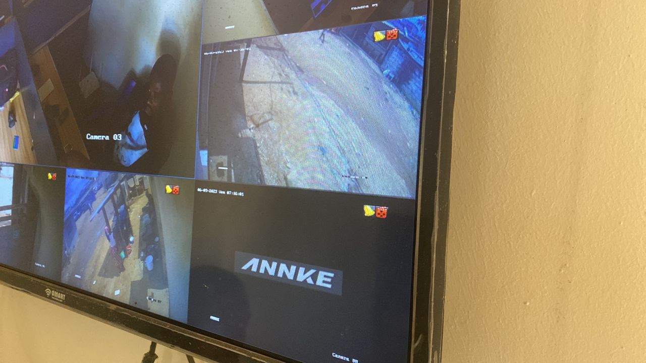 Écran de vidéosurveillance